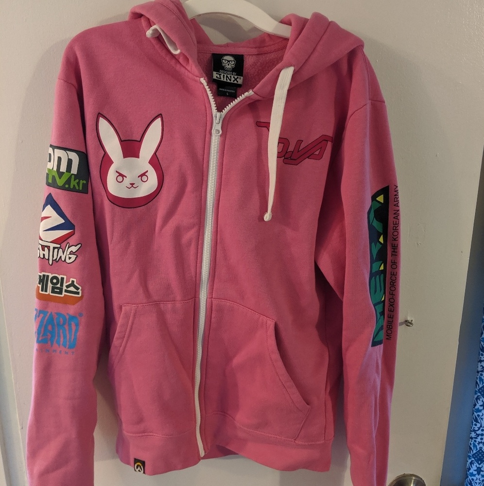 Jinx Overwatch D.va jacket Cosplay